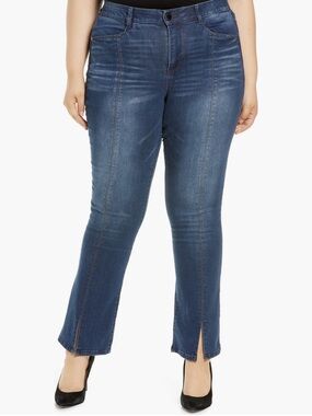 Wit & Wisdom Boot Cut Jeans With Ankle Slit